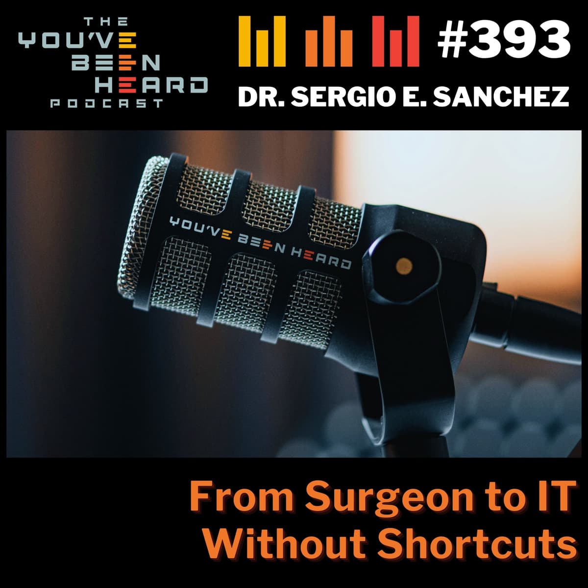 393- From Surgeon to IT Without Shortcuts w/Dr. Sergio E. Sanchez - You've Been Heard Episode 393