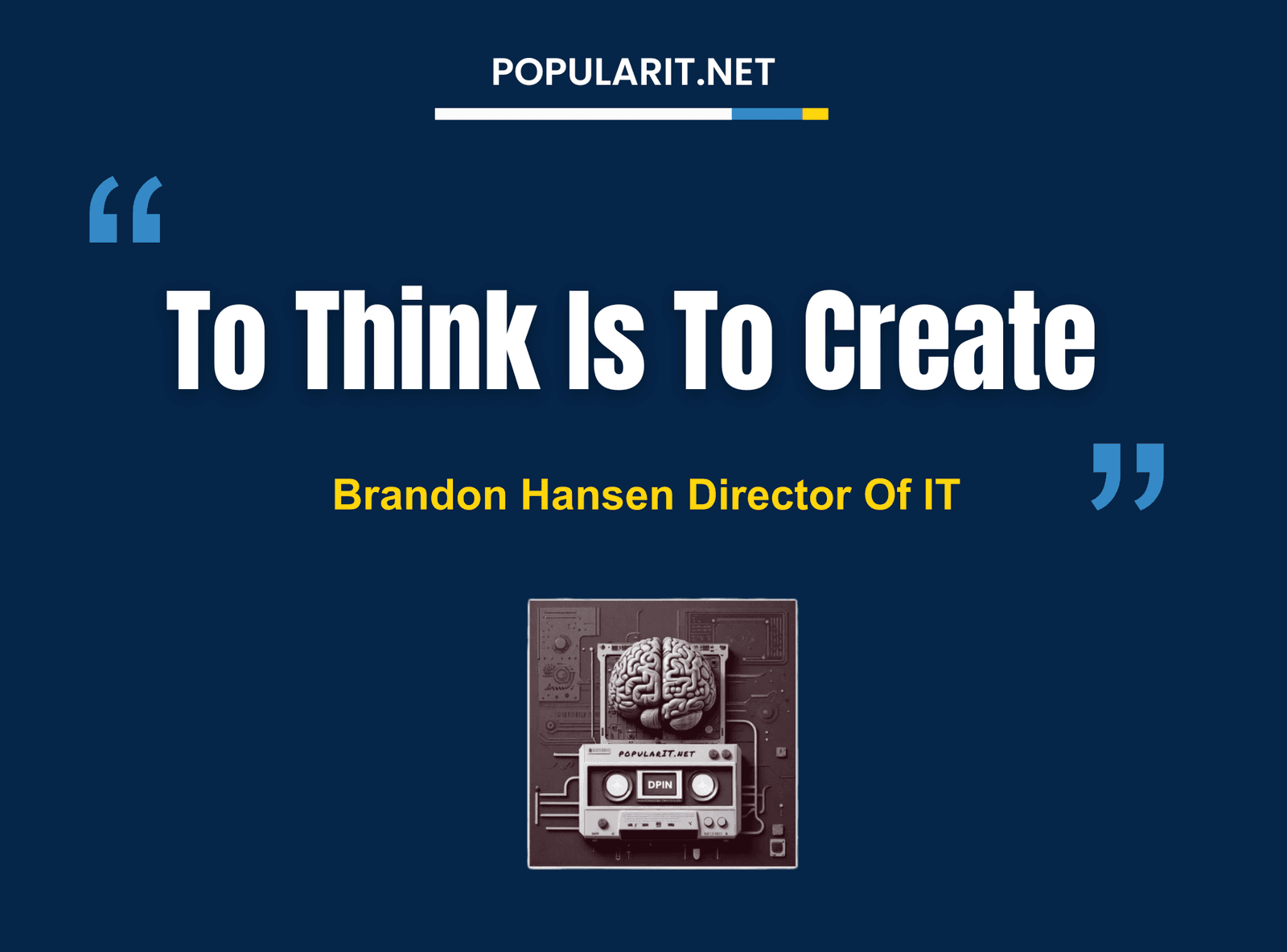 303- Brandon Hansen Part 2: IT Leadership, Ownership Culture, and Career Growth